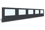 PVC zijwand raam en ritsen 10m breed-250cm hoog-kies je k..., Tuin en Terras, Partytenten, Verzenden, Nieuw