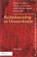 Rechtshandeling en Overeenkomst / Studiereeks burgerlijk, Boeken, Verzenden, Gelezen, J. Hijma