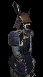 Yoroi - Gietijzer, Leder, Zijde - Japanese Samurai Armor Edo, Antiek en Kunst