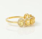 Eeuwigheidsring - 14 karaat Geel goud - 1.65ct. tw. Saffier