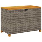 Grijze Rattan Tuinbox - Waterdicht | Retourdeal | 55%, Tuin en Terras, Ophalen of Verzenden, Nieuw, Kunststof