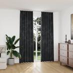 vidaXL Gordijnen verduisterend 2 st met haken 140x245 cm, Huis en Inrichting, Stoffering | Gordijnen en Lamellen, Verzenden, Nieuw