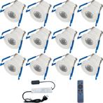 LED Veranda Spot Complete Set - Velvalux - 12 Stuks - 3W -, Huis en Inrichting, Metaal of Aluminium, Nieuw, Ophalen of Verzenden