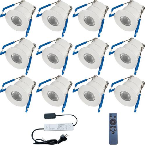 LED Veranda Spot Complete Set - Velvalux - 12 Stuks - 3W -, Huis en Inrichting, Lampen | Spots, Plafondspot of Wandspot, Nieuw