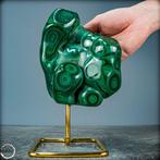 Zeer zeldzame natuurlijke malachiet op stand- 1880.37 g, Verzamelen, Mineralen en Fossielen