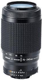 Nikon AF Nikkor 75-240 mm f/4.5-5.6 D Lens, Verzenden, Zo goed als nieuw