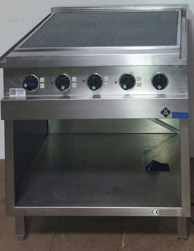 Occasion MKN 4-zones inductie kooktafel, Zakelijke goederen, Horeca | Keukenapparatuur, Gebruikt, Ophalen