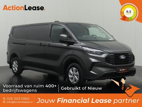 Ford Transit Custom L2 H1 2024 €515 per maand, Auto's, Bestelauto's, Dealer onderhouden, Te koop, Zwart, Handgeschakeld, Financial lease
