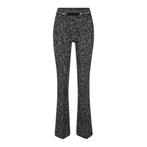 Cambio • zwart witte Flower broek • 36, Cambio, Verzenden, Zwart, Nieuw