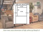 Leren elementenbank Flow - cl 90 arm links, Nieuw, Leer, Ophalen of Verzenden, Rechte bank