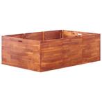 vidaXL Plantenbak verhoogd 150x100x50 cm acaciahout, 100 cm of meer, Verzenden, Nieuw, Hout