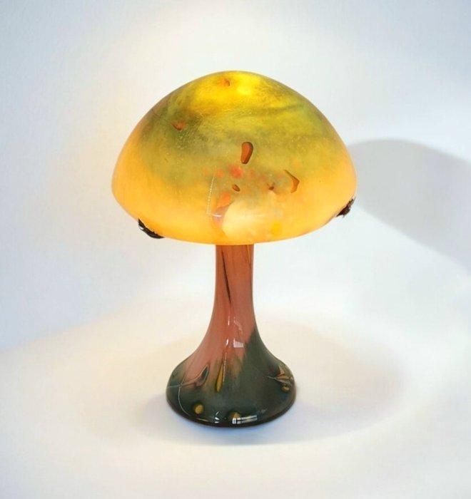 Lamp - Champignon Signée - Kunstglas - Soisy-sur-École -, Antiek en Kunst, Kunst | Designobjecten