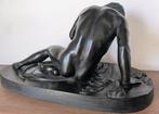 Beeld,  The Dying Gaul  bronz statue Italian school - 33, Antiek en Kunst