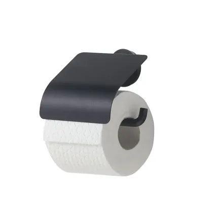 Tiger Urban toiletrolhouder met klep zwart, Huis en Inrichting, Schoonmaakartikelen, Verzenden