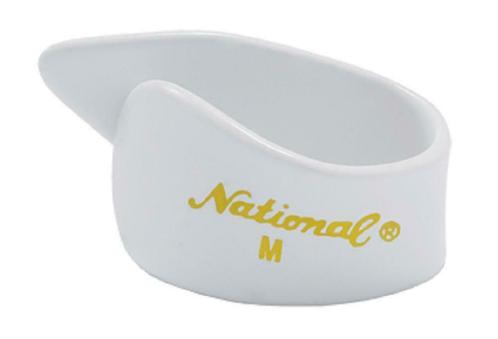 National duimplectrum Wit medium, Muziek en Instrumenten, Instrumenten | Toebehoren, Akoestische gitaar, Nieuw, Ophalen of Verzenden