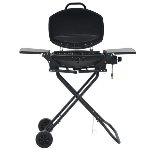 Gasbarbecue met kookzone draagbaar zwart (Barbecue-Vuurkorf), Tuin en Terras, Barbecue-accessoires, Nieuw, Verzenden