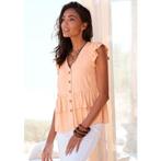 Lascana Blouse met ruches met korte mouwen, zomerse, Verzenden, Nieuw