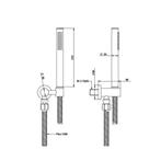 Inbouw Regendoucheset Luca Sanitair Bongio Thermostatisch, Ophalen of Verzenden, Nieuw