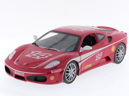 Schaal 1:18 Hot Wheels P4403 F430 Challange 2006 nr. 14 #..., Hobby en Vrije tijd, Modelauto's | 1:18, Gebruikt, Hot Wheels, Ophalen of Verzenden