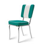 Retro Diner Stoel CO-24 Petrol (Set van 4), Huis en Inrichting, Stoelen, Ophalen, Gebruikt