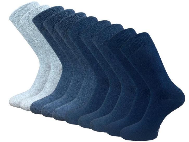 10 paar Basic Sokken - VANSENZO® - Jeans-Pack, Kleding | Heren, Sokken en Kousen, Verzenden