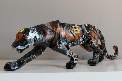 RichART - Panthère taille XXL (65 cm de long !) version, Antiek en Kunst, Kunst | Schilderijen | Modern