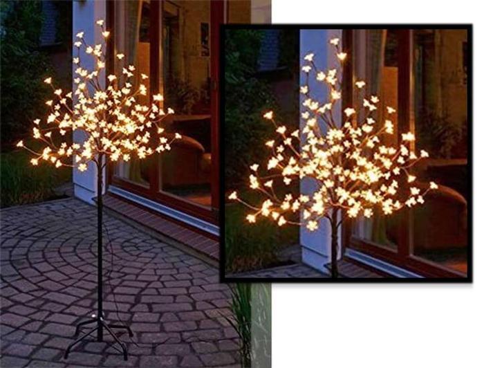 Led lichtboom met kersenbloesem - 180 verlichte bloesems met, Huis en Inrichting, Lampen | Overige, Nieuw, Verzenden