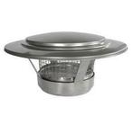 Regenkap / vonkenvanger, RVS 120 t/m 125 mm, Verzenden, Nieuw