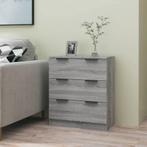 vidaXL Dressoir 60x30x70 cm bewerkt hout grijs sonoma eiken, Huis en Inrichting, Verzenden, Nieuw, 50 tot 100 cm, 25 tot 50 cm