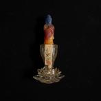 Stoepa met Boeddha figuur - Glas - Tibet - Eind 20e eeuw