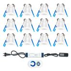 LED VERANDA SPOTS | SET 12 STUKS | WIT | IP65, Nieuw