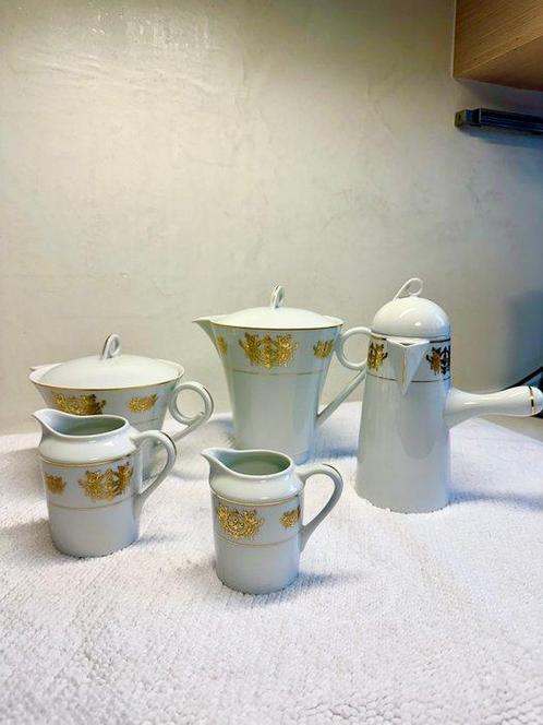 Haviland & Co. Limoges - Koffie- en theeservies (5) - Ritz, Antiek en Kunst, Antiek | Meubels | Tafels