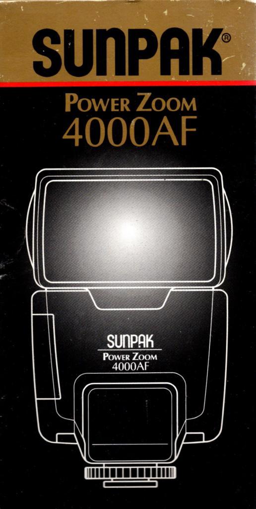Sunpak Power Zoom 4000AF TTL Flash voor Nikon – Flitser met, Audio, Tv en Foto, Fotografie | Fotostudio en Toebehoren, Nieuw, Verzenden