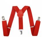 Fako Fashion - Kinder Bretels - Effen - 65cm - Rood, Verzenden, Nieuw