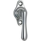 Draaikiepgarnituur Linea klein glans nikkel, Verzenden, Nieuw