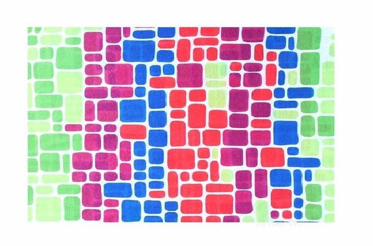 Haarband Multifunctioneel Blok Print Multi Color, Sieraden, Tassen en Uiterlijk, Uiterlijk | Haarverzorging