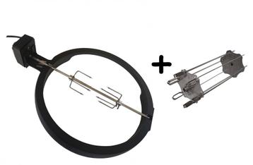 Draaispit Rotisserie Kamado Large én spiesen set oa BGE beschikbaar voor biedingen