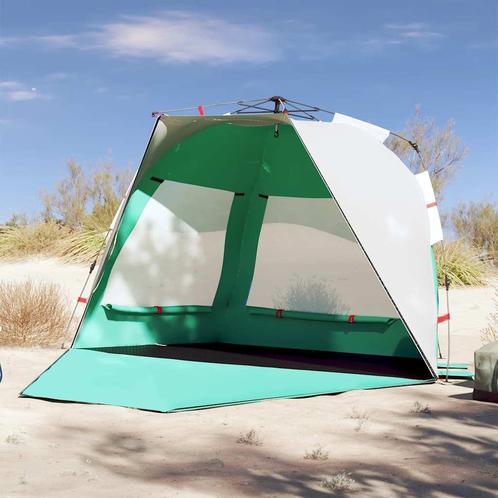 vidaXL strandtent 3-persoons waterdicht snelontgrendeling, Caravans en Kamperen, Tenten, Nieuw, tot en met 2, Verzenden