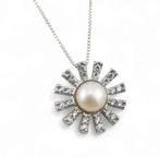Parel - 925 zilver - Ketting met hanger, Nieuw