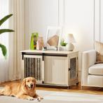 Hondenbox Op Wielen, Schuifdeur, 100 X 56 X 65 Cm, Hout, Sta, Verzenden, Nieuw