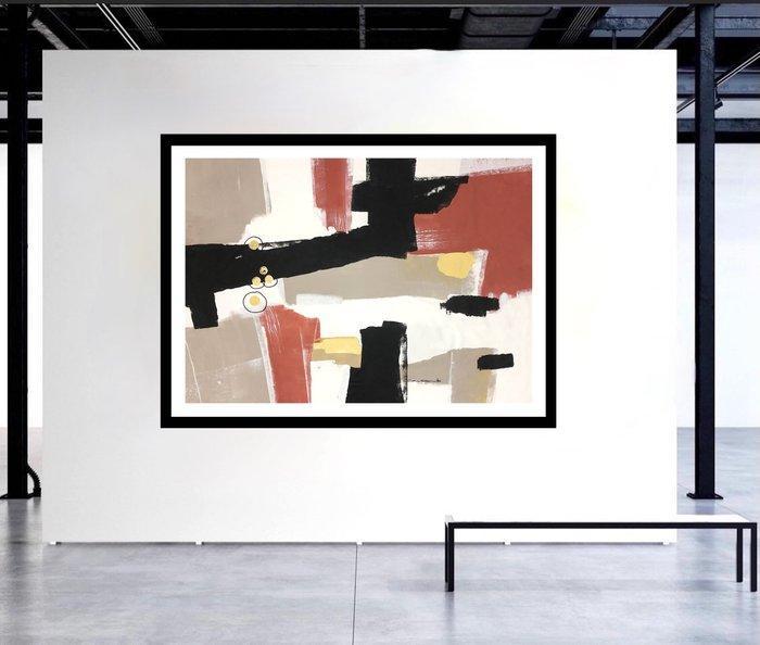 Dam Domido - Bouquet - XXL, Antiek en Kunst, Kunst | Schilderijen | Modern