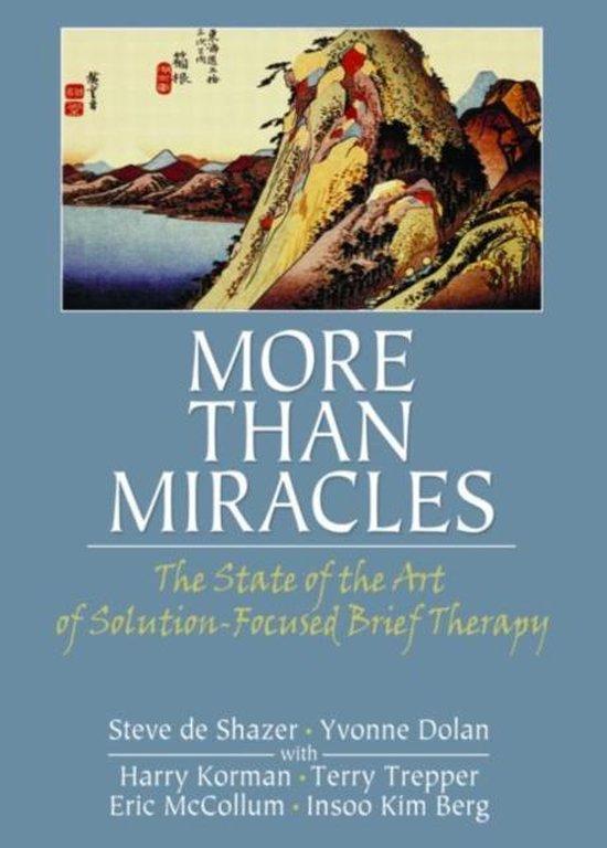 More Than Miracles 9780789033987 Steve De Shazer, Boeken, Taal | Engels, Gelezen, Verzenden