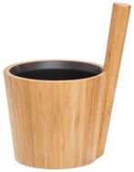 Rento bamboe sauna emmer (5 liter) met staafgreep - duo b..., Nieuw, Verzenden