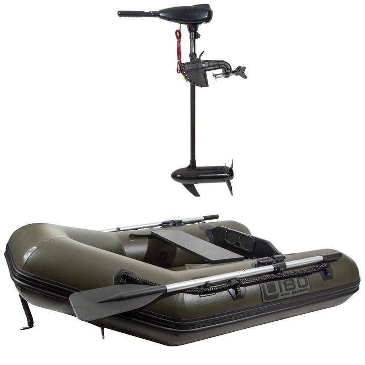 Ultimate 180 Airdeck Rubberboot + 36lbs Elektromotor Set, Watersport en Boten, Hengelsport | Algemeen, Nieuw, Verzenden
