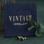 Gouden vintage oorstekers met bloedkoraal 14 kt, Sieraden, Tassen en Uiterlijk, Oorbellen, Ophalen of Verzenden, Nieuw