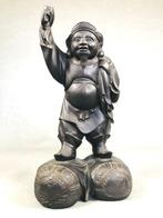 Brons - Hakuun  Fukujin Daikoku  - Daikokuten  een, Antiek en Kunst