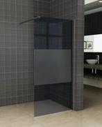 Douchewand 100 x 200 cm – Rookglas 8 mm Veiligheidsglas met, Ophalen of Verzenden, Nieuw, Glas, Bad