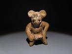 Maya Terracotta Fluit. 500-800 n.Chr. Hoogte 9,1 cm. Spaanse