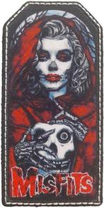 Misfits - Lady Skull - Patch officiële merchandise, Verzamelen, Ophalen of Verzenden, Nieuw, Kleding