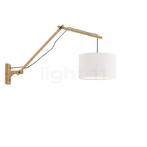 Good & Mojo Andes Wandlamp met arm, natuur/wit, ø¸32 cm, D, Huis en Inrichting, Lampen | Wandlampen, Verzenden, Nieuw